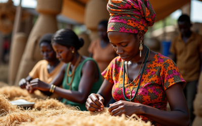 Les matériaux naturels utilisés dans l’artisanat africain
