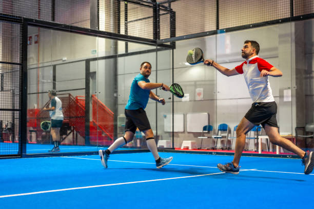 Installation terrain de tennis